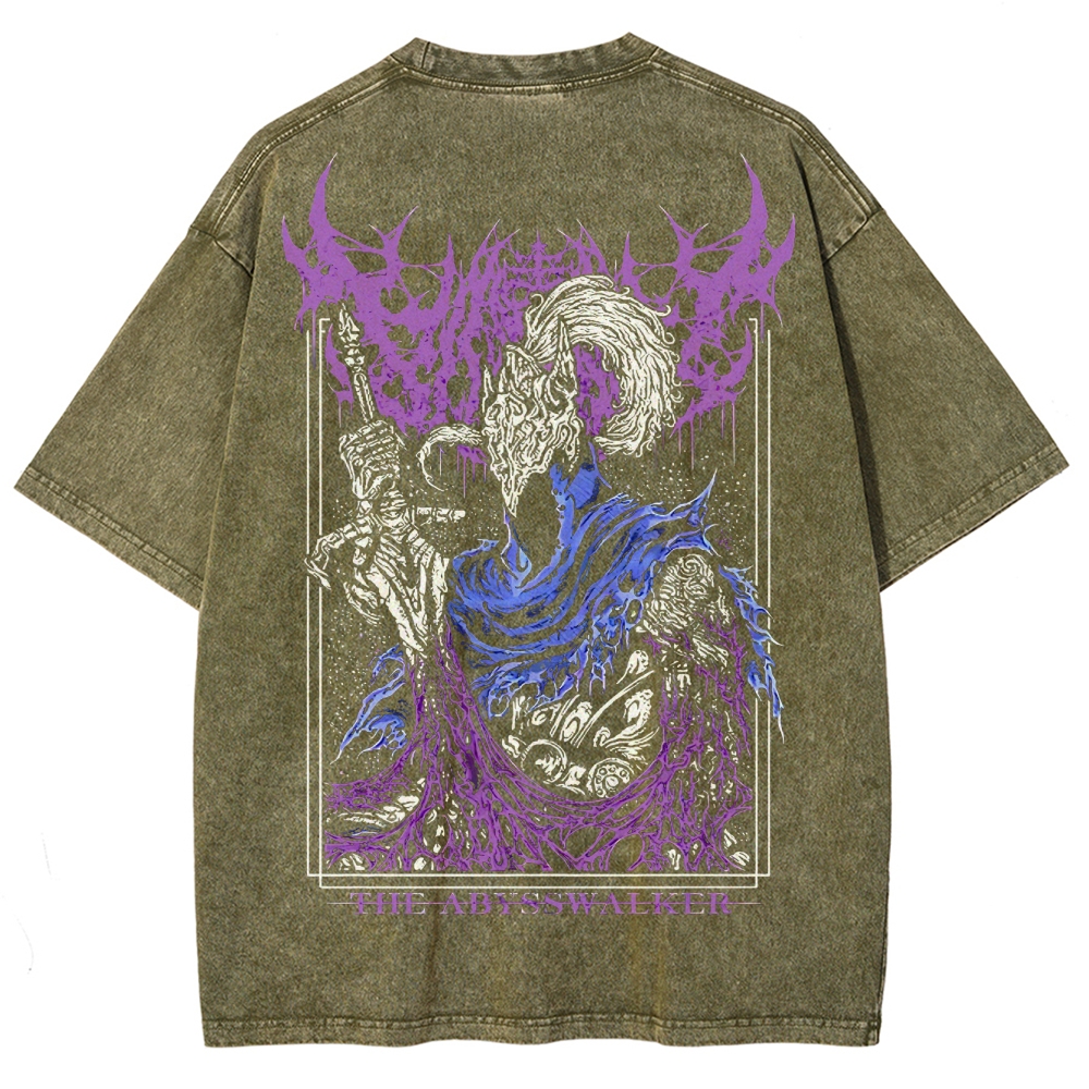 Dark Souls Unisex Fit Washed T-Shirt 2503003258