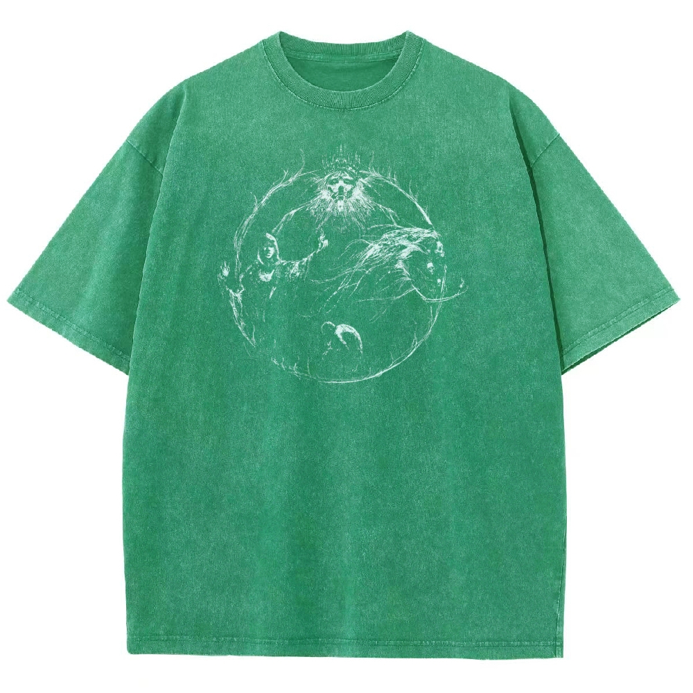Dark Souls Unisex Fit Washed T-Shirt 2503003269