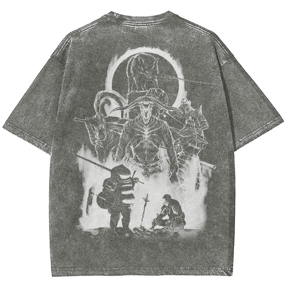 Dark Souls Unisex Fit Washed T-Shirt 2503003269