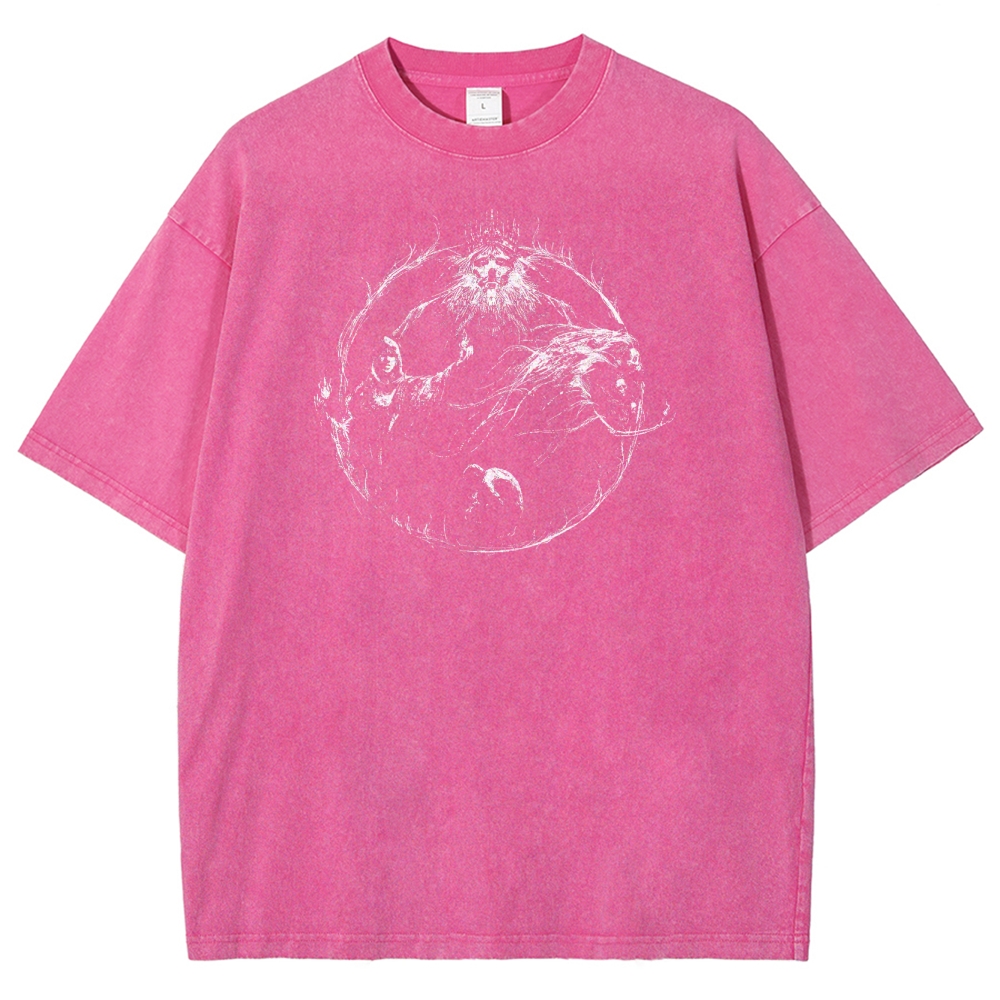 Dark Souls Unisex Fit Washed T-Shirt 2503003269