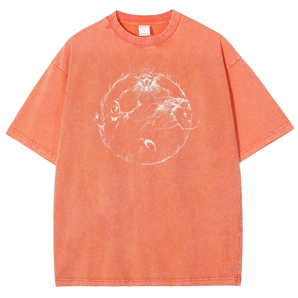 Dark Souls Unisex Fit Washed T-Shirt 2503003269