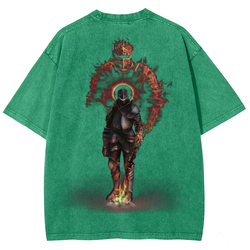 Dark Souls Unisex Fit Washed T-Shirt 2503003276