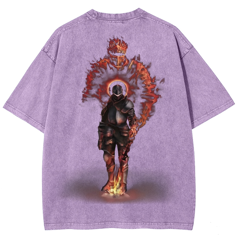 Dark Souls Unisex Fit Washed T-Shirt 2503003276