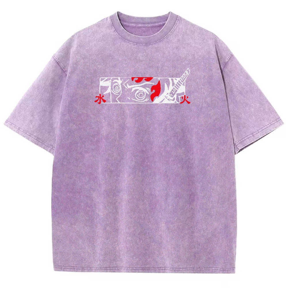 Demon Slayer Tanjiro Kamado Vintage Washed T-Shirt 2503003932