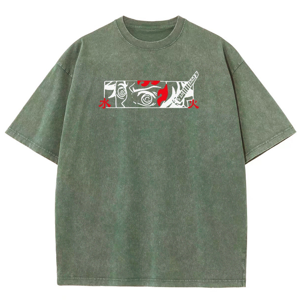 Demon Slayer Tanjiro Kamado Vintage Washed T-Shirt 2503003932