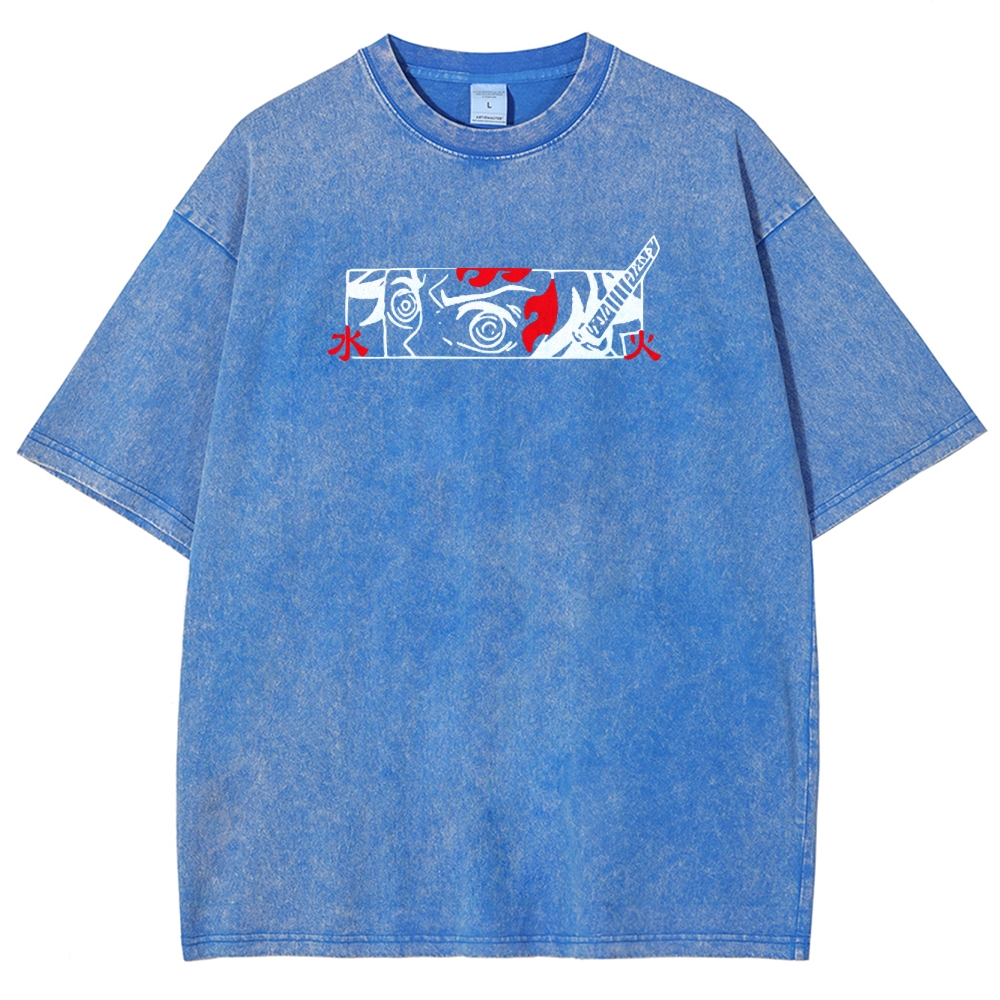 Demon Slayer Tanjiro Kamado Vintage Washed T-Shirt 2503003932
