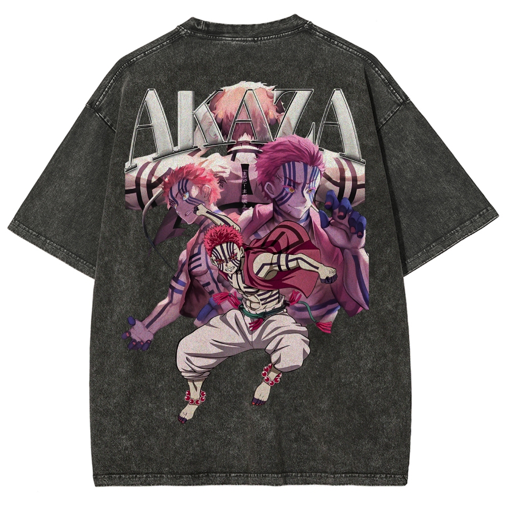 Demon Slayer Unisex Fit Washed T-Shirt 2503005372