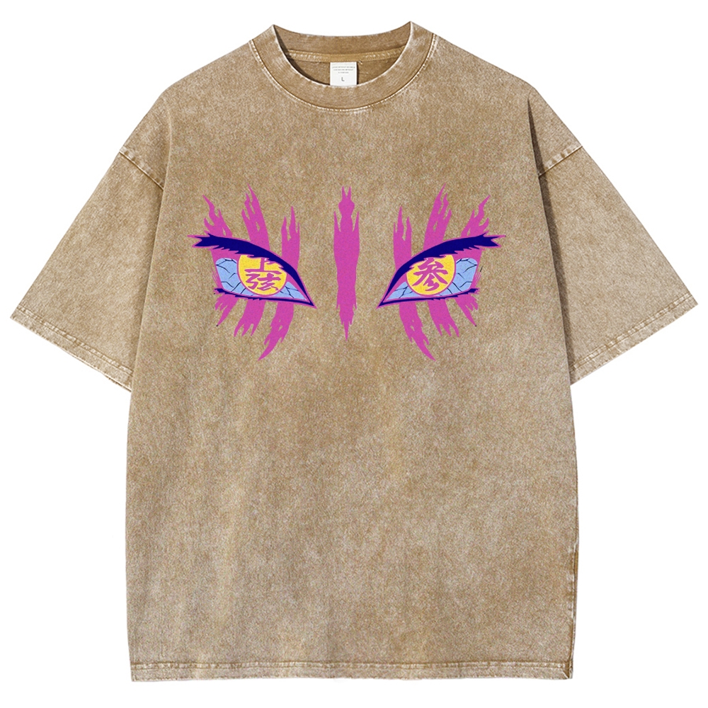 Demon Slayer Unisex Fit Washed T-Shirt 2503005372