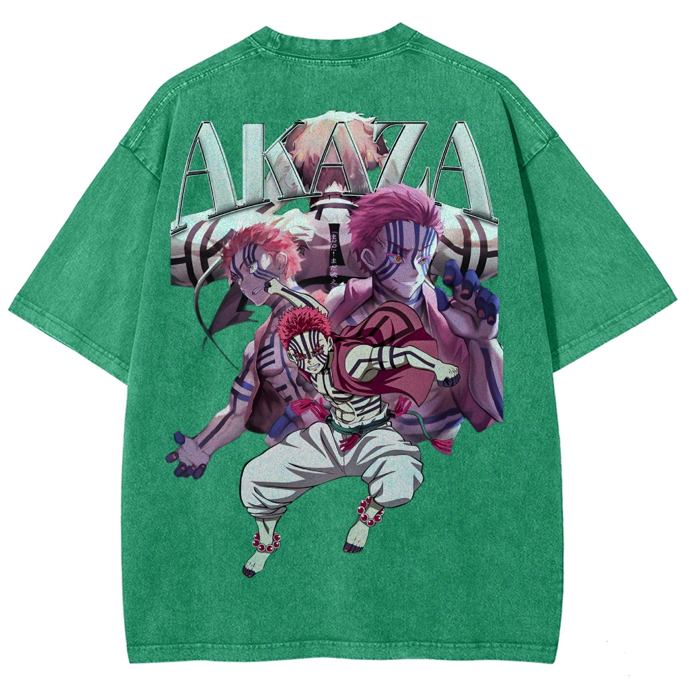 Demon Slayer Unisex Fit Washed T-Shirt 2503005372