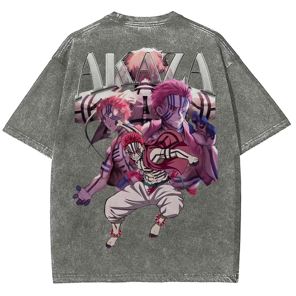 Demon Slayer Unisex Fit Washed T-Shirt 2503005372