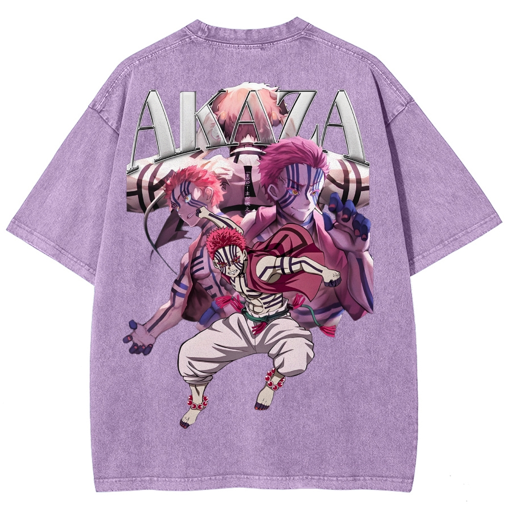 Demon Slayer Unisex Fit Washed T-Shirt 2503005372