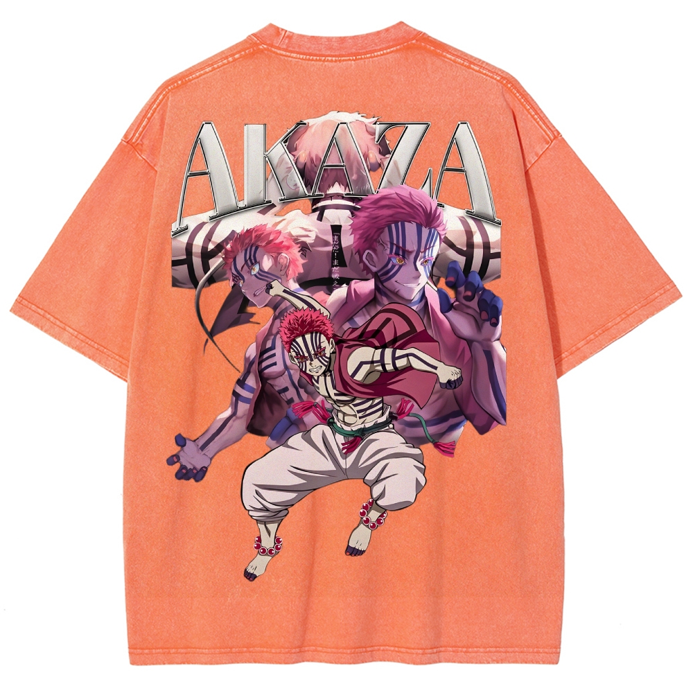 Demon Slayer Unisex Fit Washed T-Shirt 2503005372