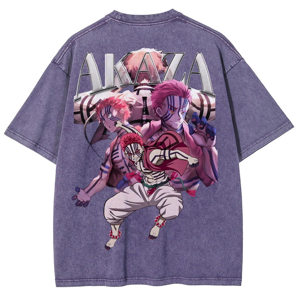 Demon Slayer Unisex Fit Washed T-Shirt 2503005372