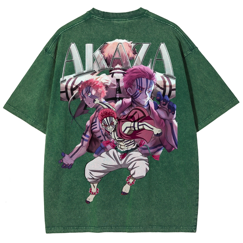 Demon Slayer Unisex Fit Washed T-Shirt 2503005372