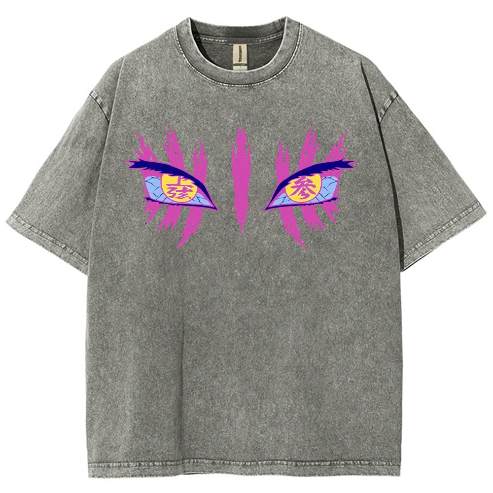 Demon Slayer Unisex Fit Washed T-Shirt 2503005374