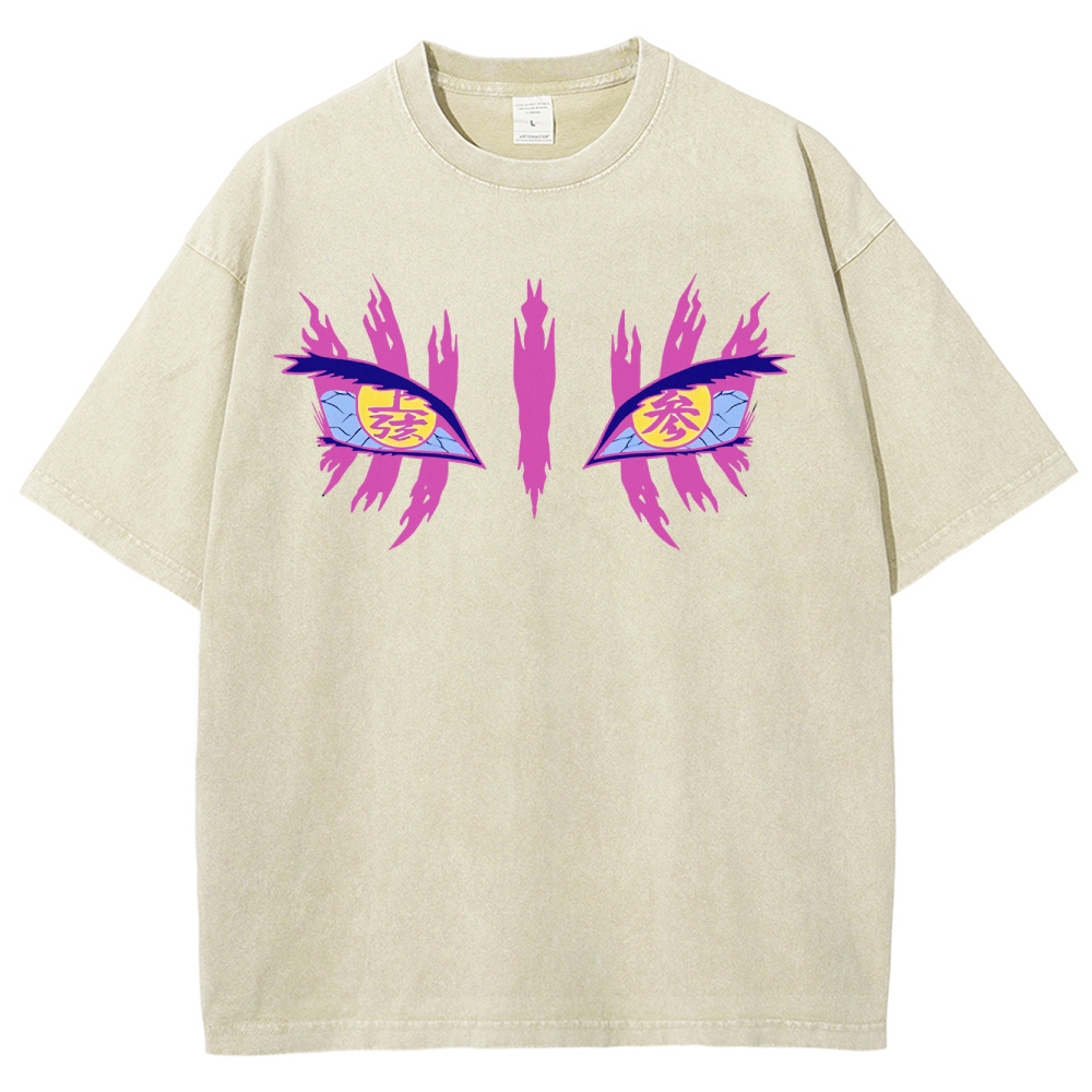 Demon Slayer Unisex Fit Washed T-Shirt 2503005374