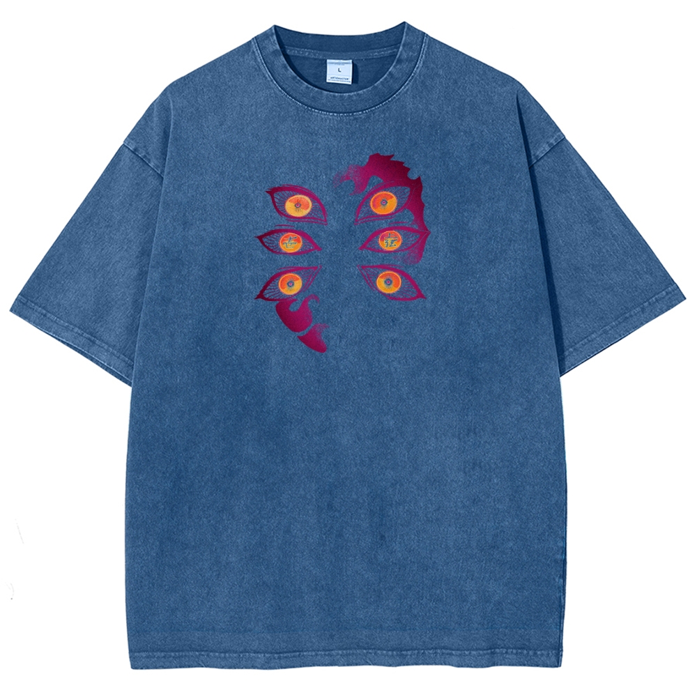 Demon Slayer Unisex Fit Washed T-Shirt 2503005412