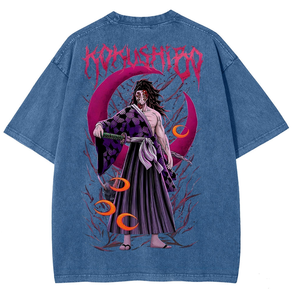 Demon Slayer Unisex Fit Washed T-Shirt 2503005412