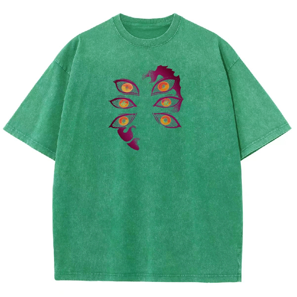 Demon Slayer Unisex Fit Washed T-Shirt 2503005412
