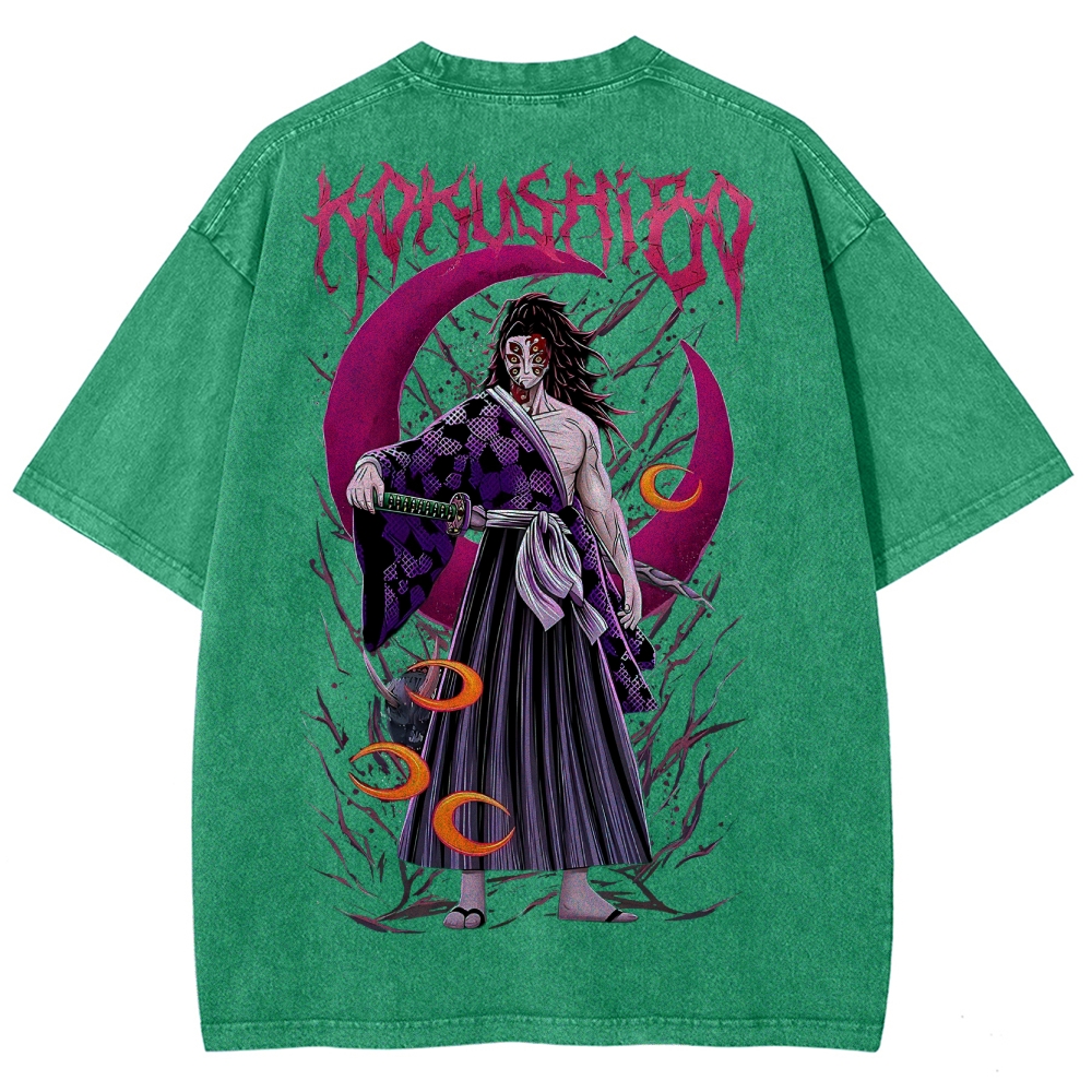 Demon Slayer Unisex Fit Washed T-Shirt 2503005412