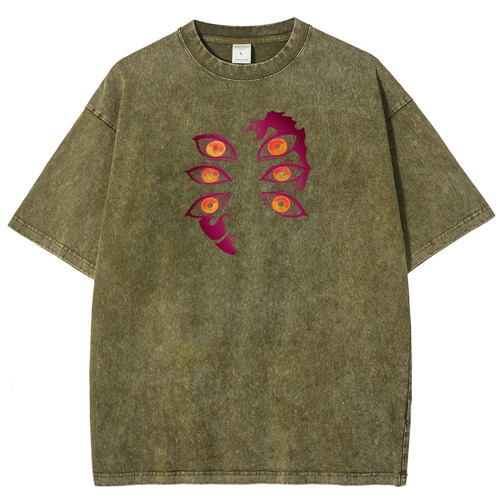 Demon Slayer Unisex Fit Washed T-Shirt 2503005412
