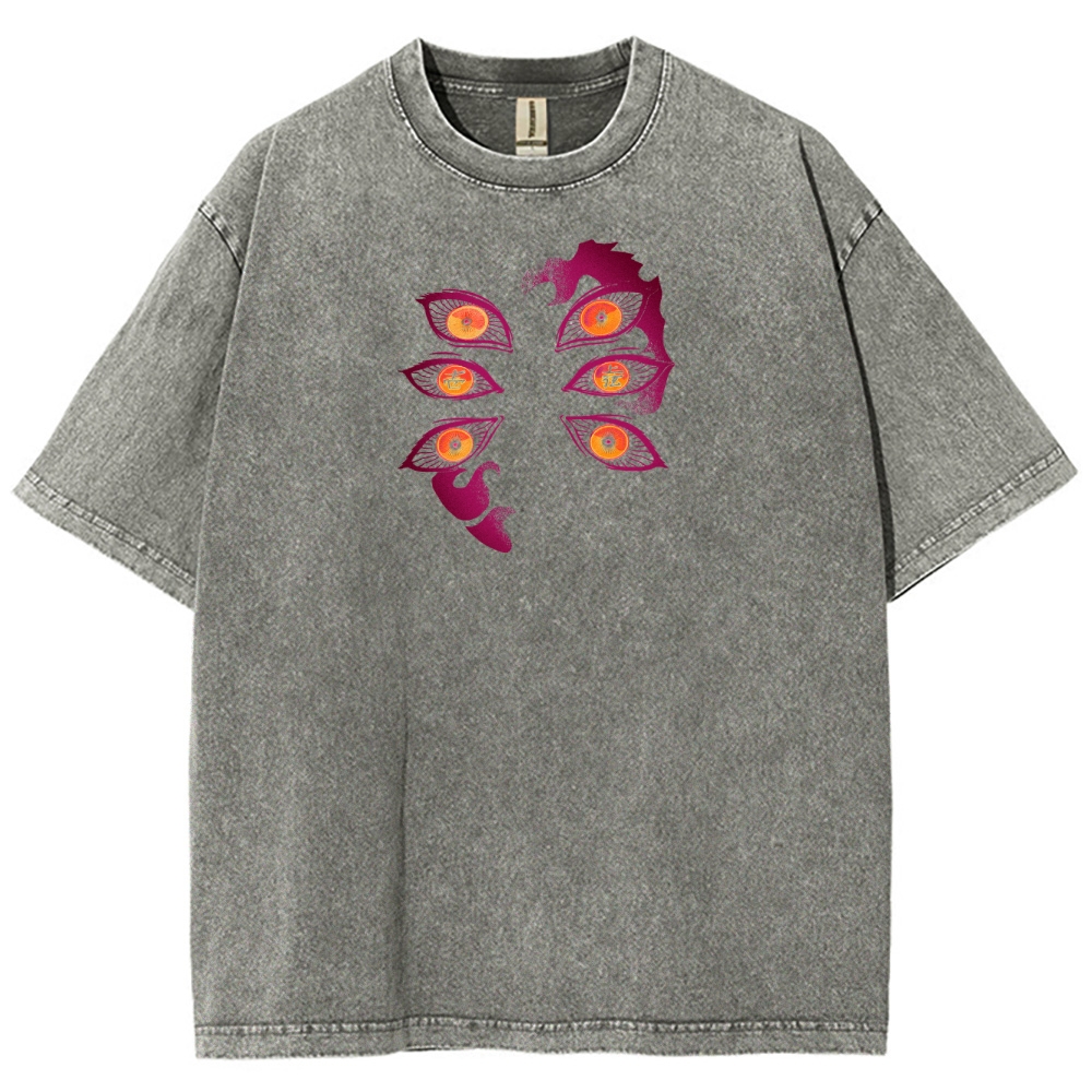 Demon Slayer Unisex Fit Washed T-Shirt 2503005412