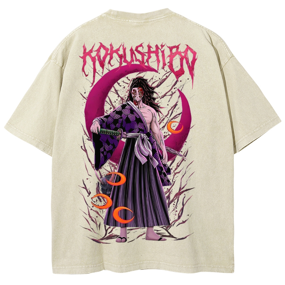 Demon Slayer Unisex Fit Washed T-Shirt 2503005412