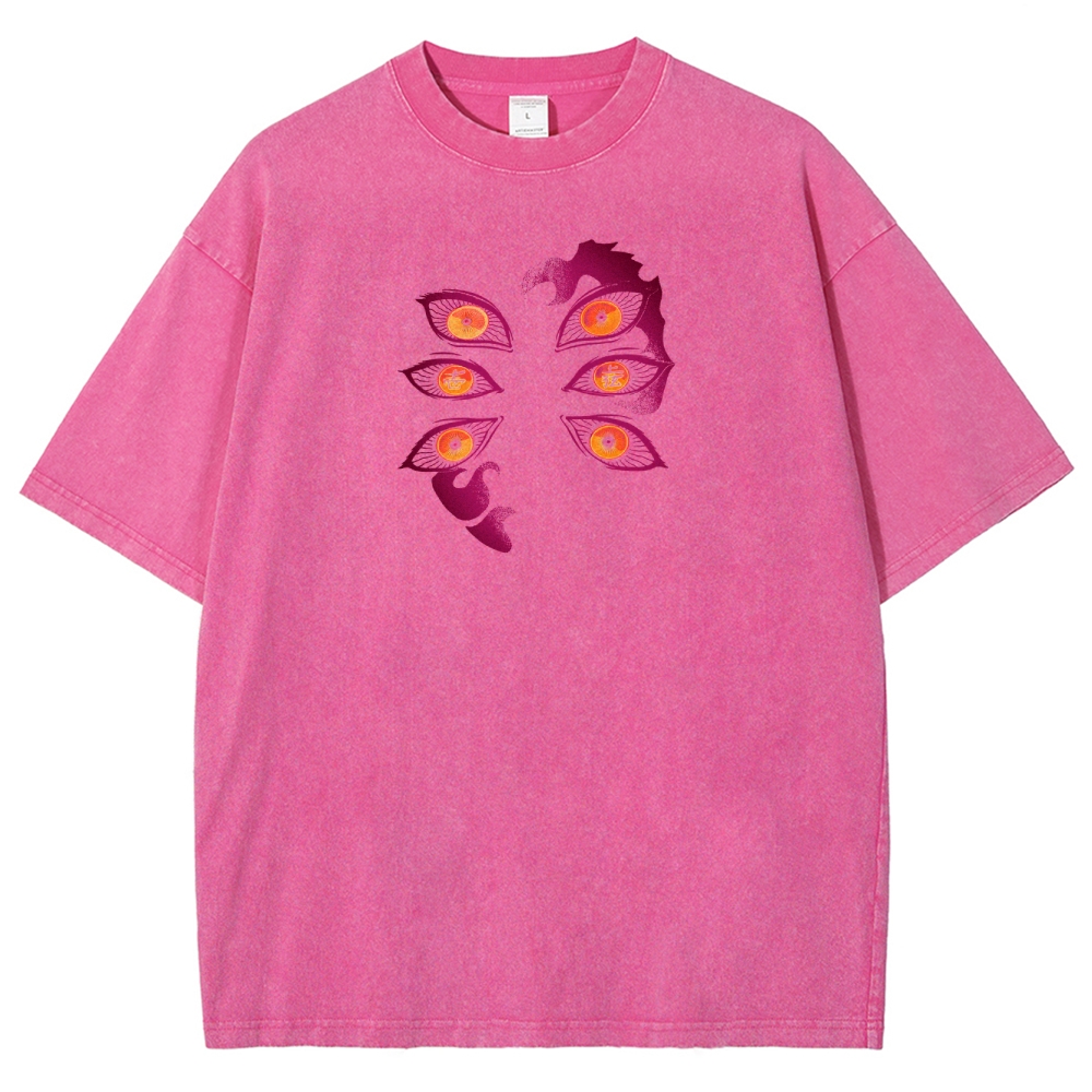 Demon Slayer Unisex Fit Washed T-Shirt 2503005412