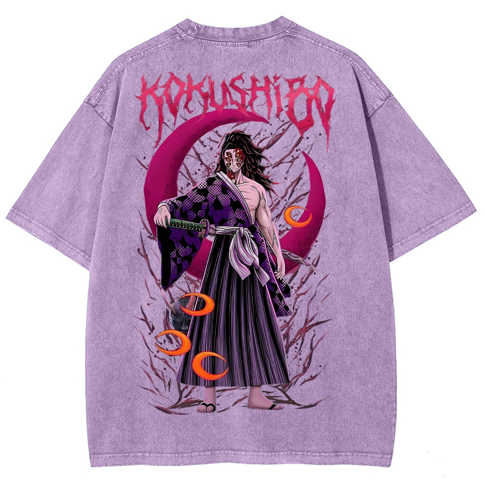 Demon Slayer Unisex Fit Washed T-Shirt 2503005412