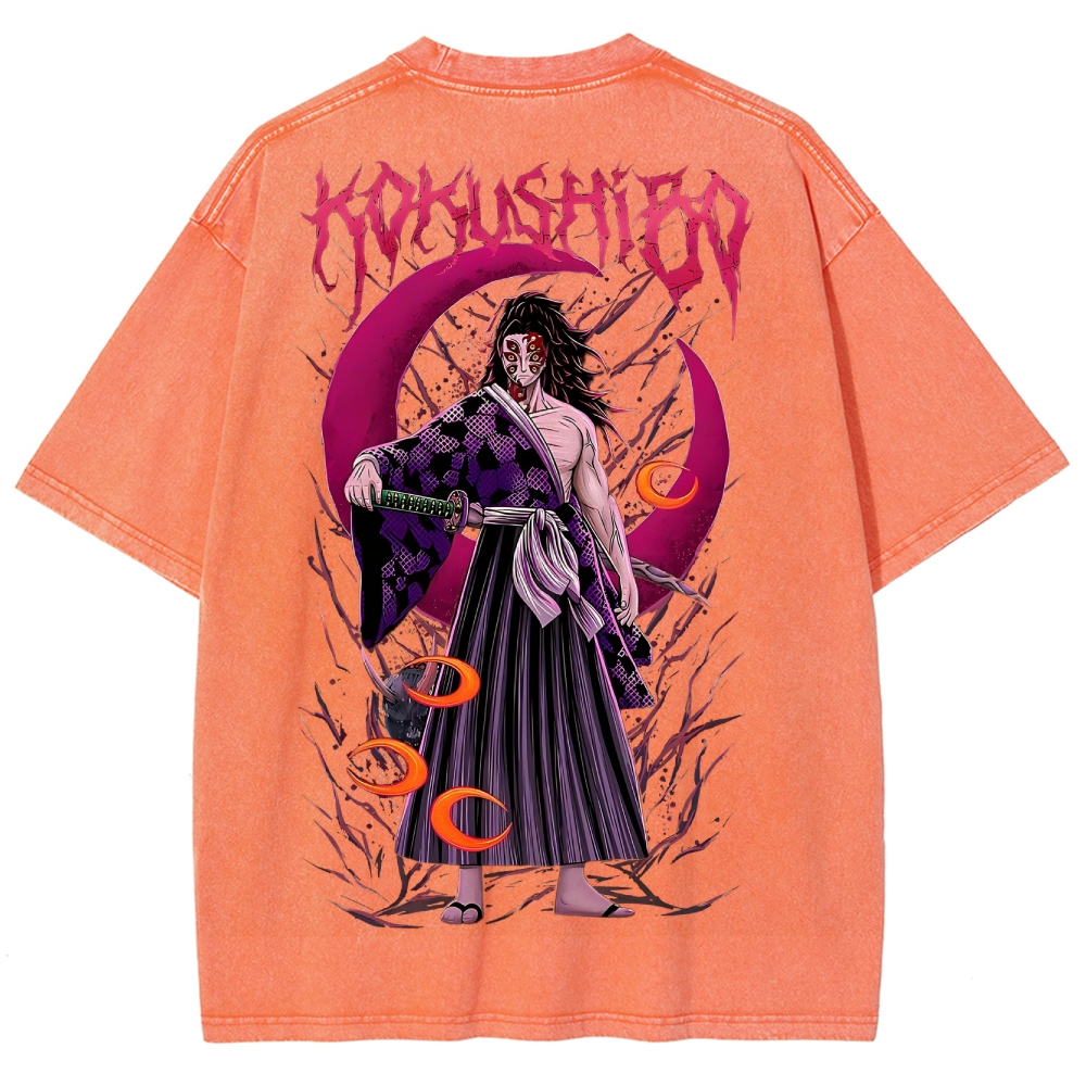 Demon Slayer Unisex Fit Washed T-Shirt 2503005412