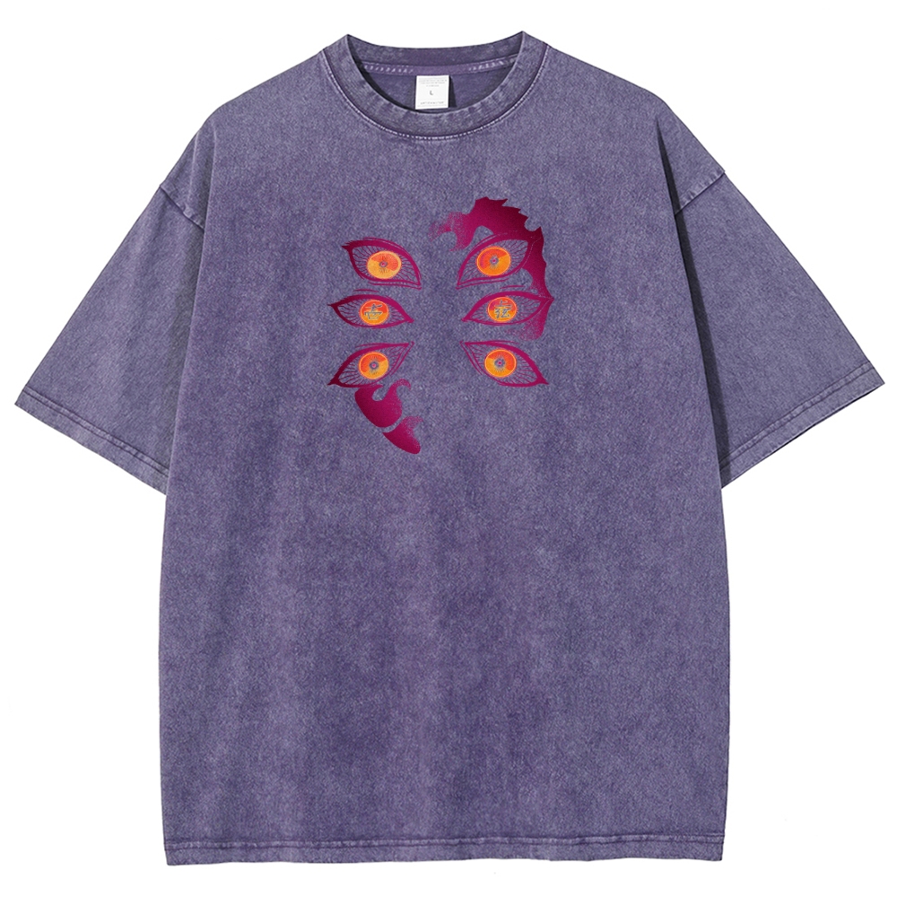 Demon Slayer Unisex Fit Washed T-Shirt 2503005412