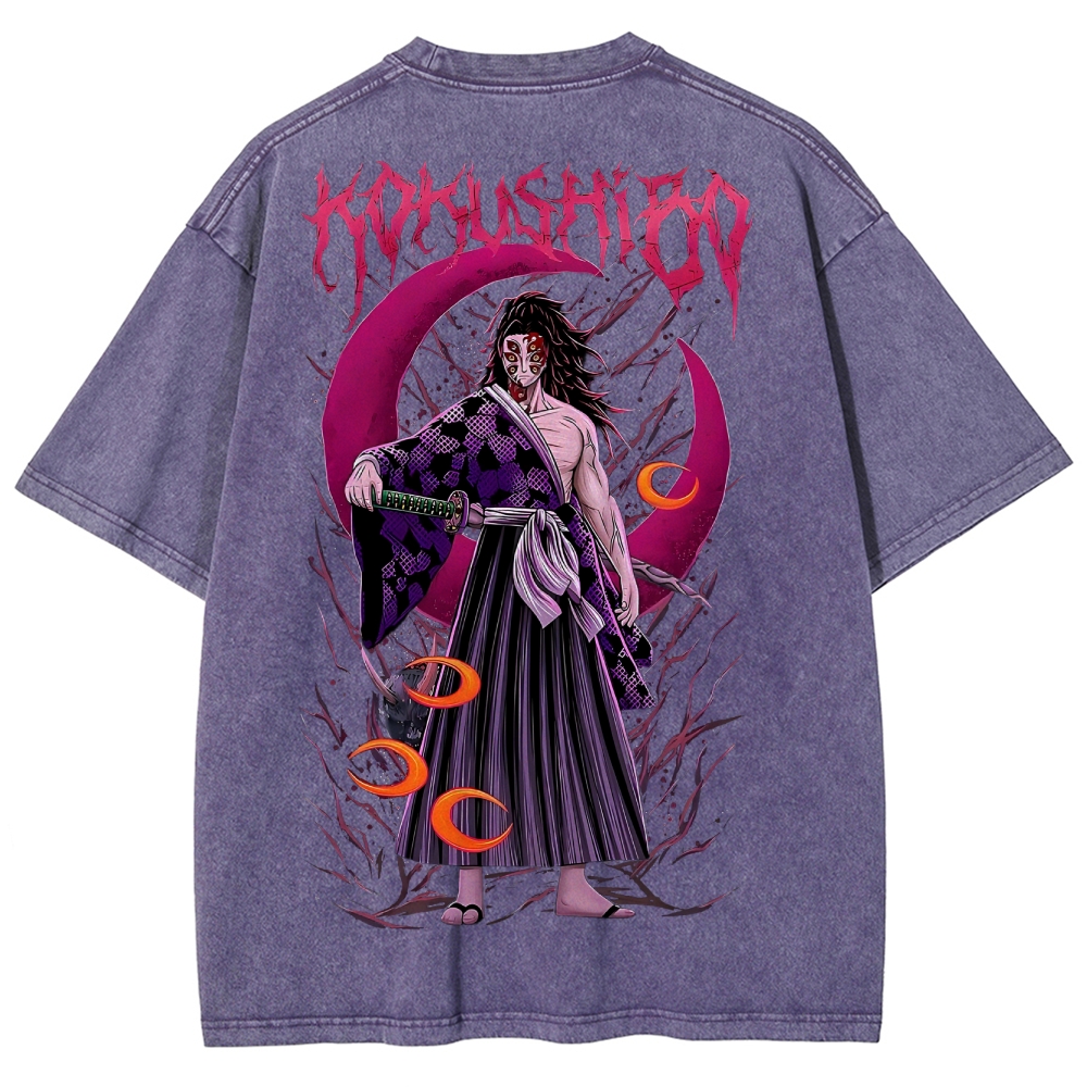 Demon Slayer Unisex Fit Washed T-Shirt 2503005412