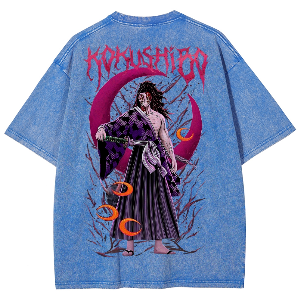 Demon Slayer Unisex Fit Washed T-Shirt 2503005412