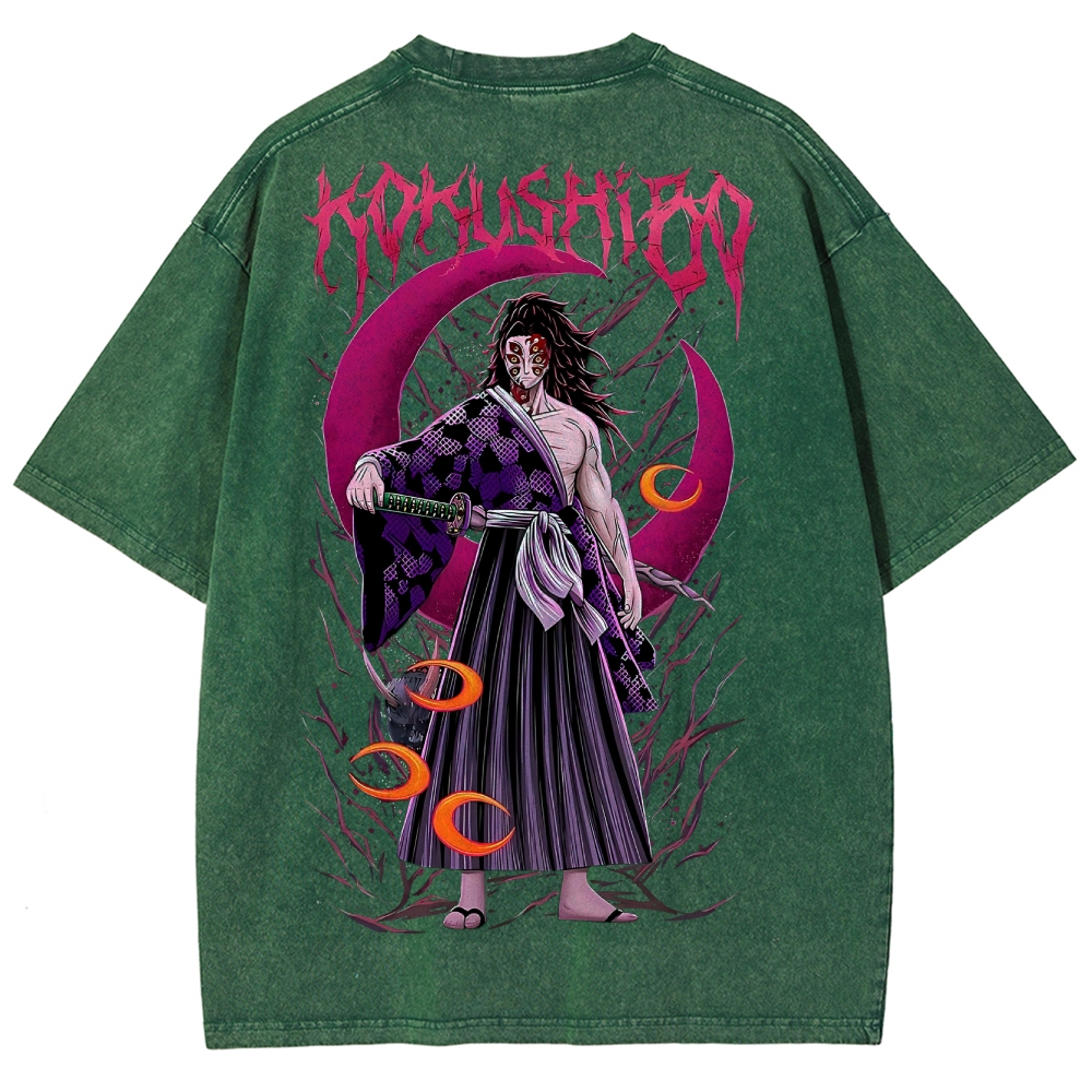 Demon Slayer Unisex Fit Washed T-Shirt 2503005412