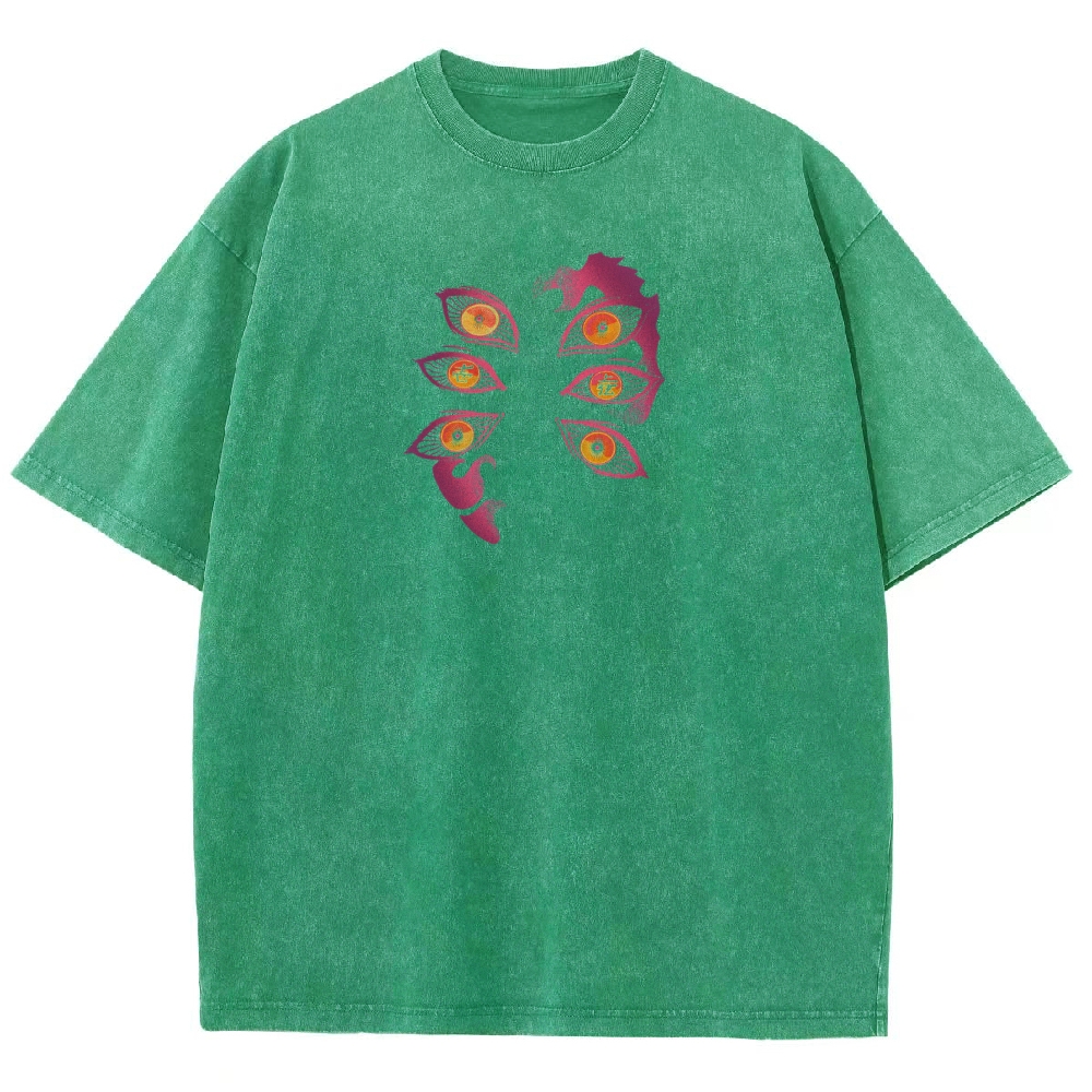 Demon Slayer Unisex Fit Washed T-Shirt 2503005422