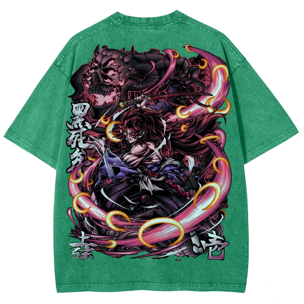 Demon Slayer Unisex Fit Washed T-Shirt 2503005422
