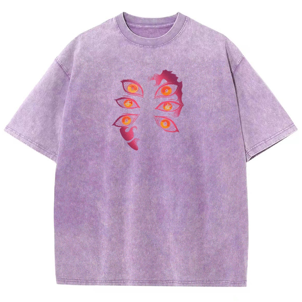 Demon Slayer Unisex Fit Washed T-Shirt 2503005422