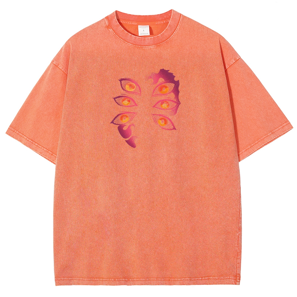 Demon Slayer Unisex Fit Washed T-Shirt 2503005422