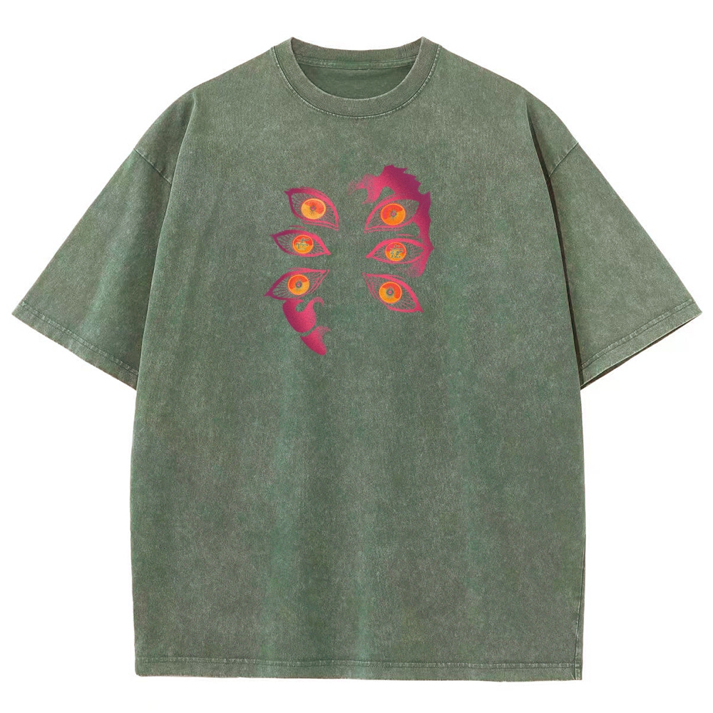 Demon Slayer Unisex Fit Washed T-Shirt 2503005422