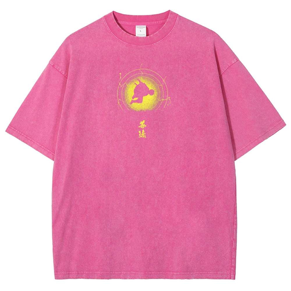 Demon Slayer Unisex Fit Washed T-Shirt 2503005425