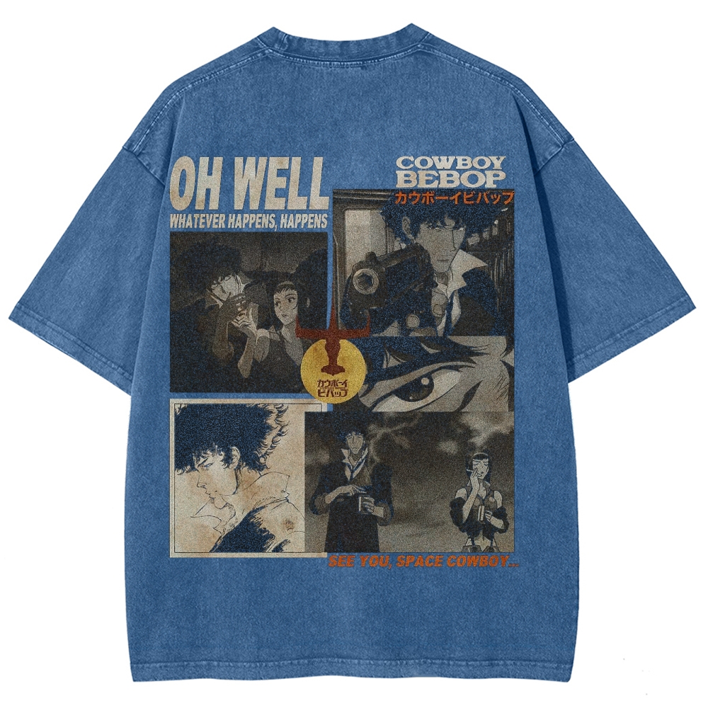Cowboy Bebop Unisex Fit Washed T-Shirt 2503005441