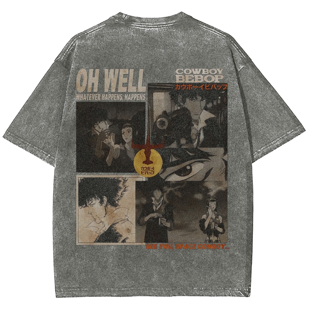 Cowboy Bebop Unisex Fit Washed T-Shirt 2503005441