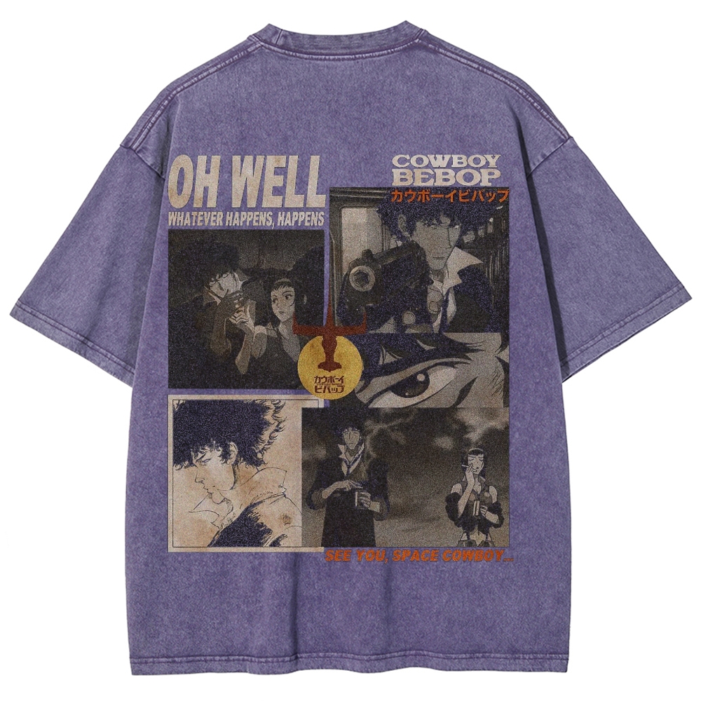 Cowboy Bebop Unisex Fit Washed T-Shirt 2503005441