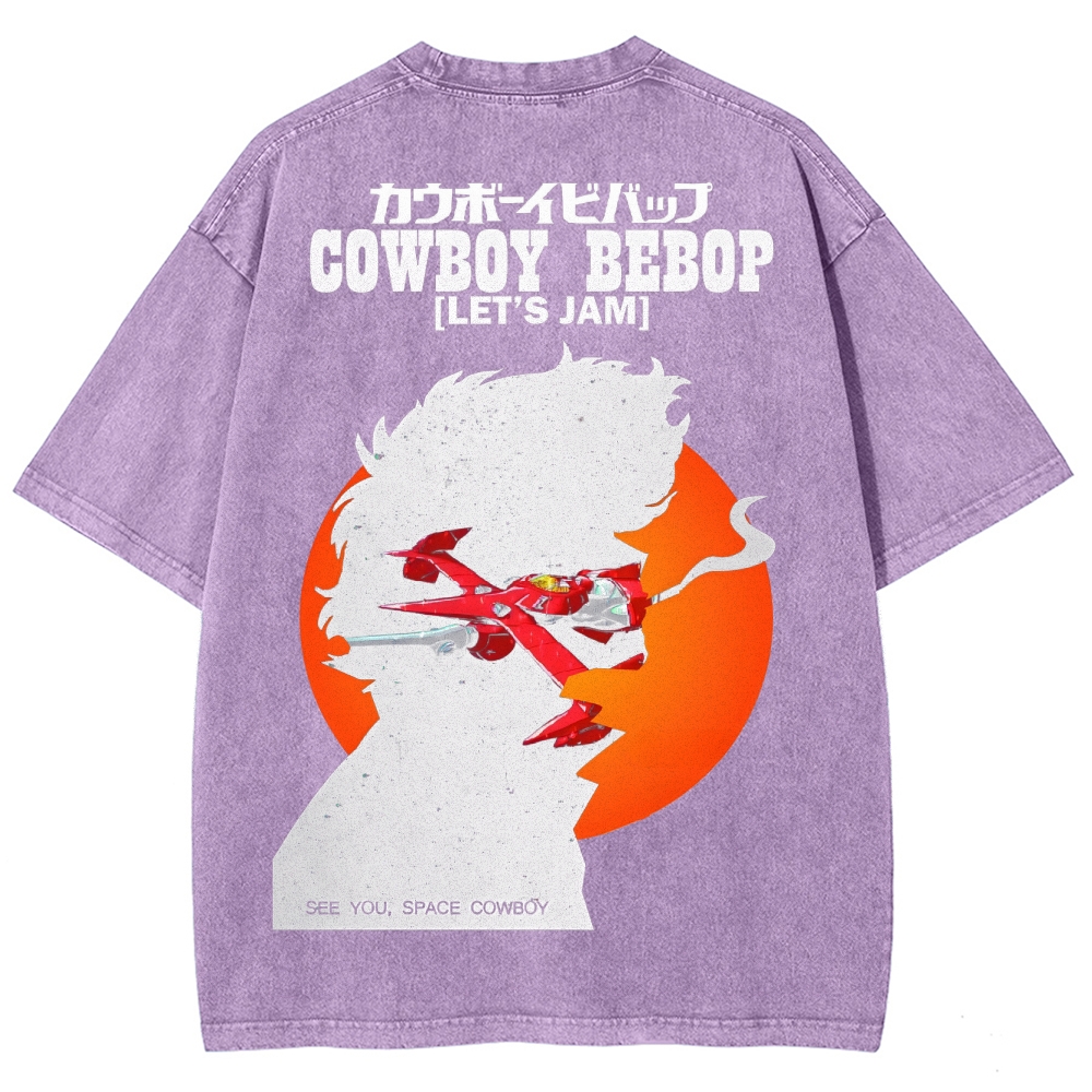 Cowboy Bebop Unisex Fit Washed T-Shirt 2503005442