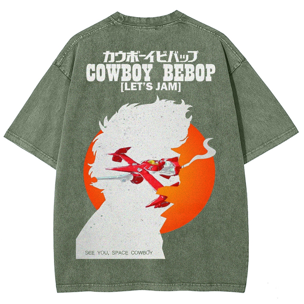 Cowboy Bebop Unisex Fit Washed T-Shirt 2503005442