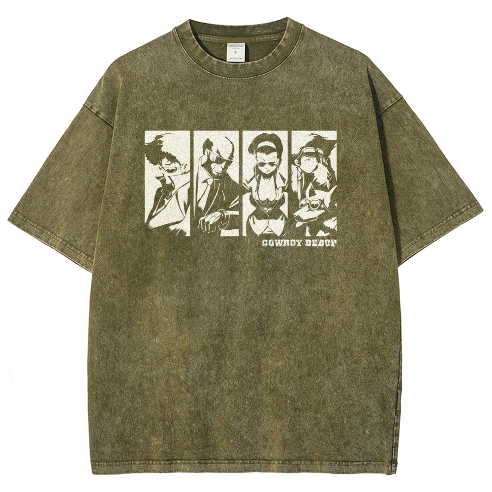 Cowboy Bebop Unisex Fit Washed T-Shirt 2503005446