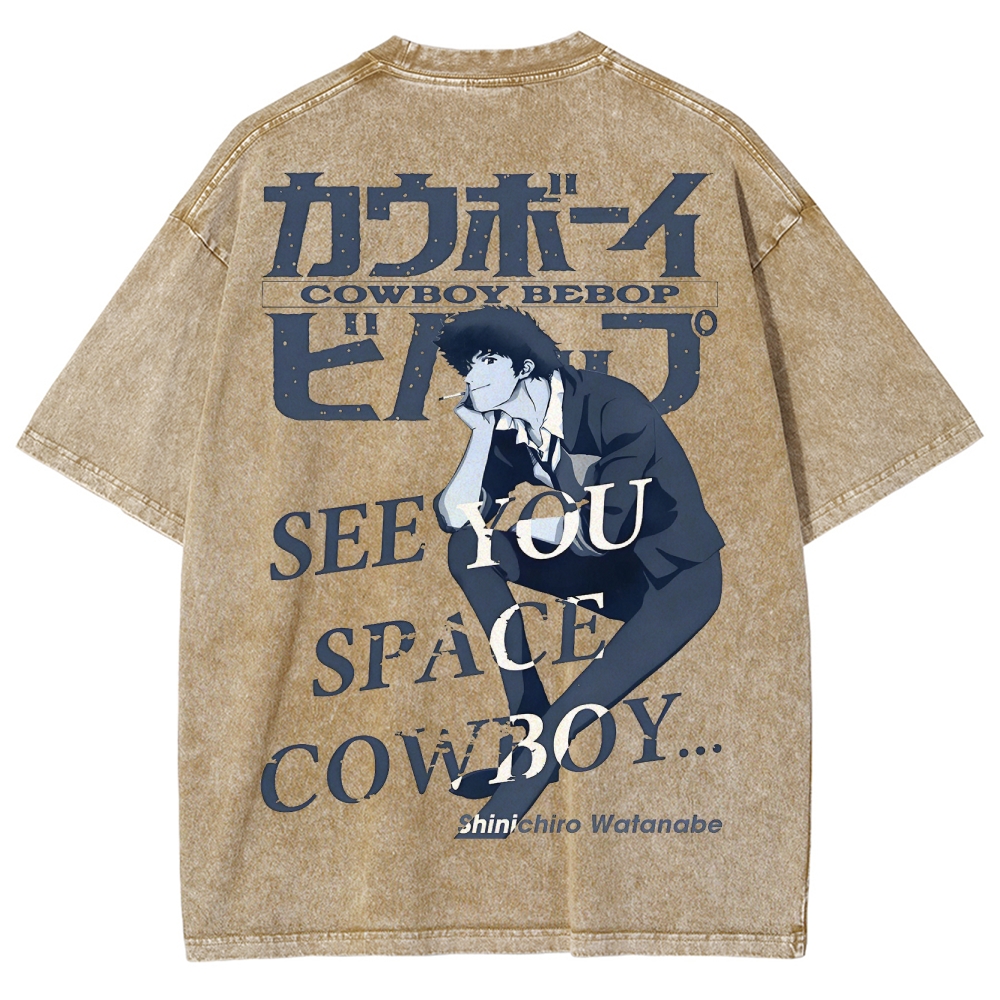 Cowboy Bebop Unisex Fit Washed T-Shirt 2503005448