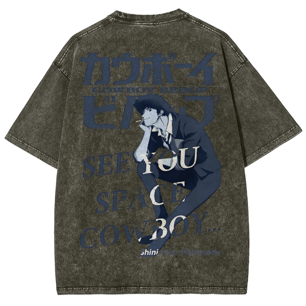 Cowboy Bebop Unisex Fit Washed T-Shirt 2503005448