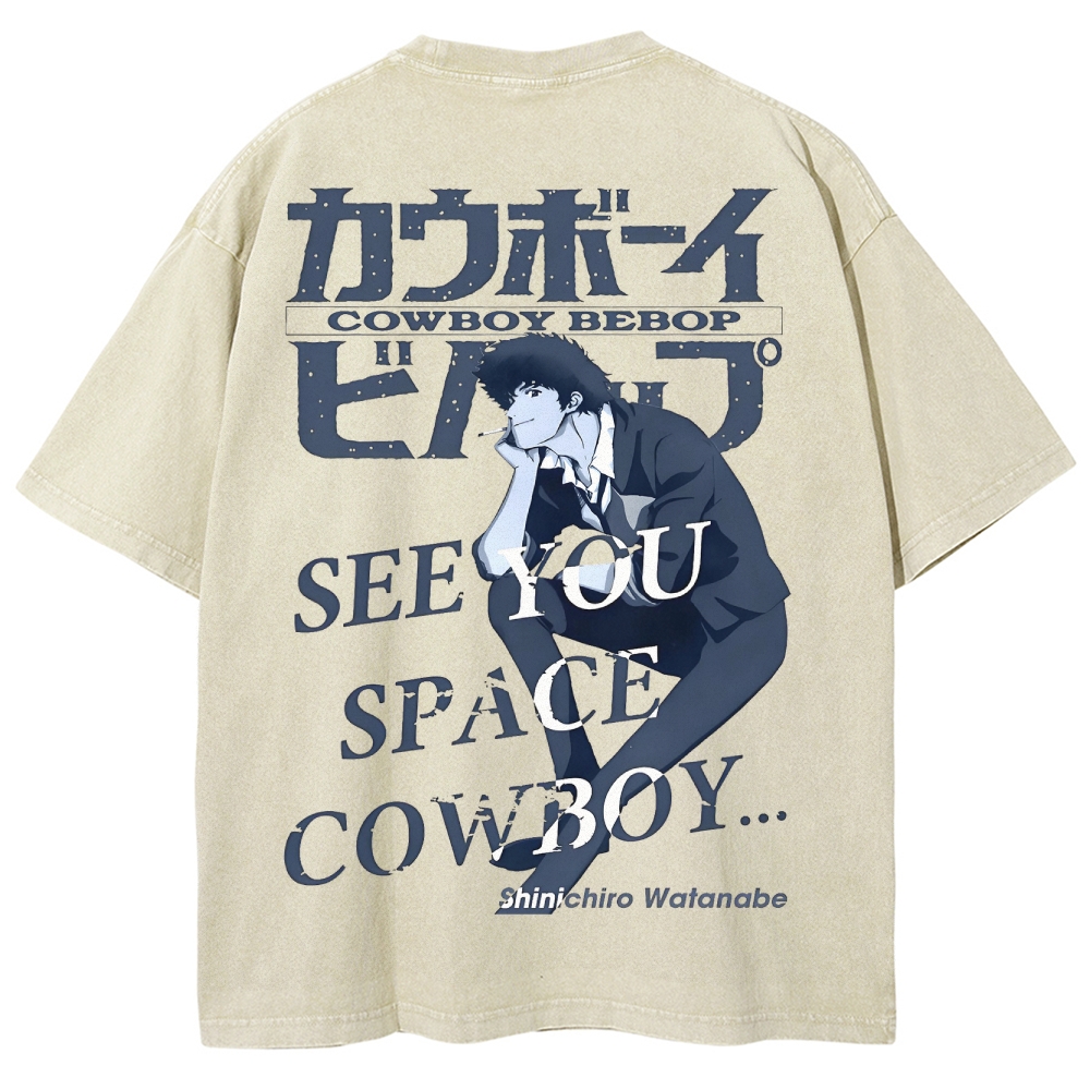 Cowboy Bebop Unisex Fit Washed T-Shirt 2503005448