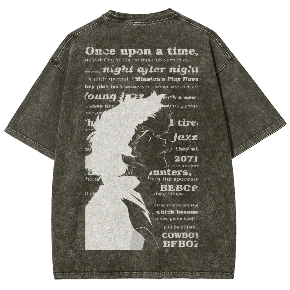 Cowboy Bebop Unisex Fit Washed T-Shirt 2503005487